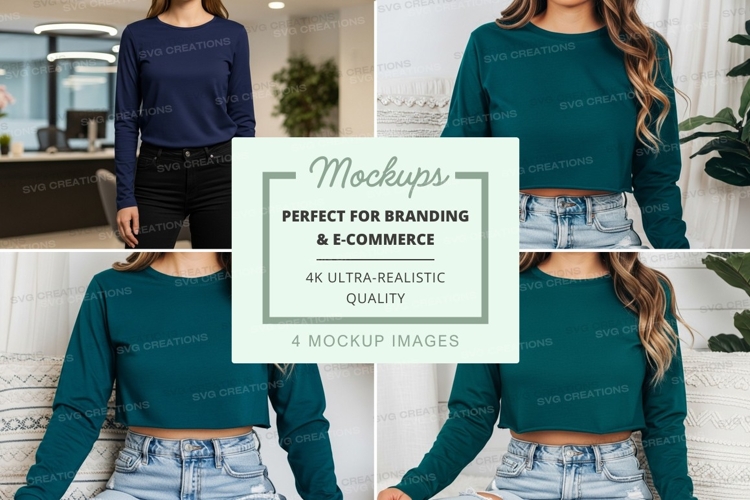 Crop Top Mockups Image 17