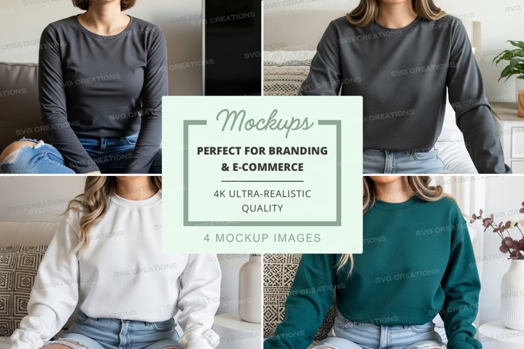 White Tshirt Mockup Image 14