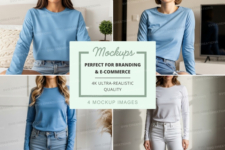 White Tshirt Mockup Image 13