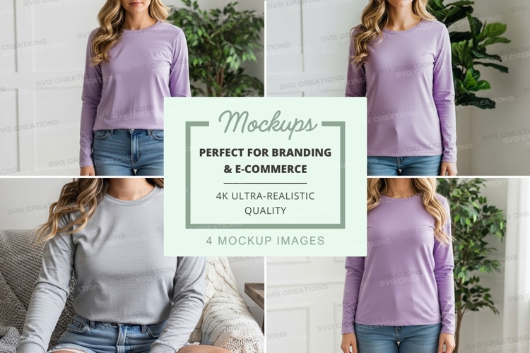 White Tshirt Mockup Image 12