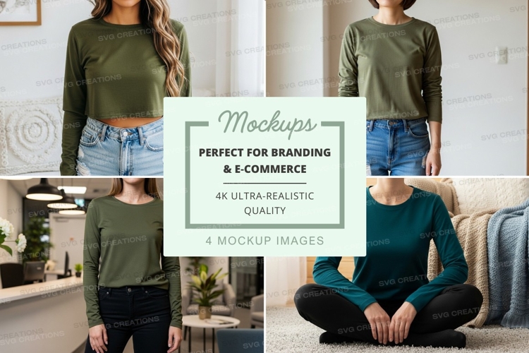 Crop Top Mockups Image 13