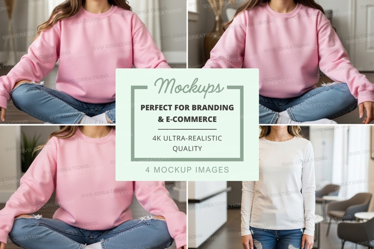 White Tshirt Mockup Image 16