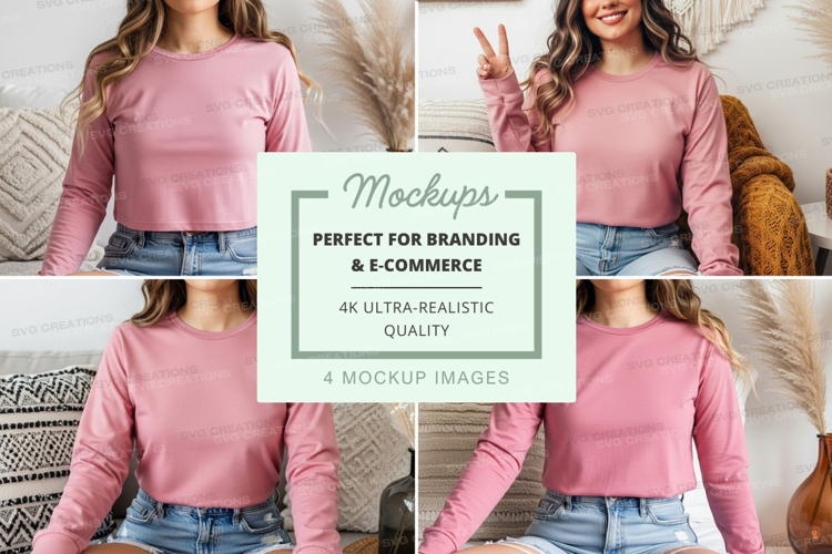 Crop Top Mockups Image 12