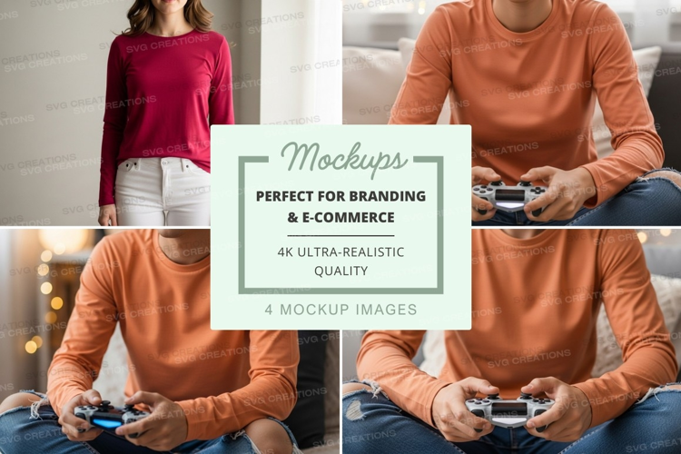 People playing video games mockup