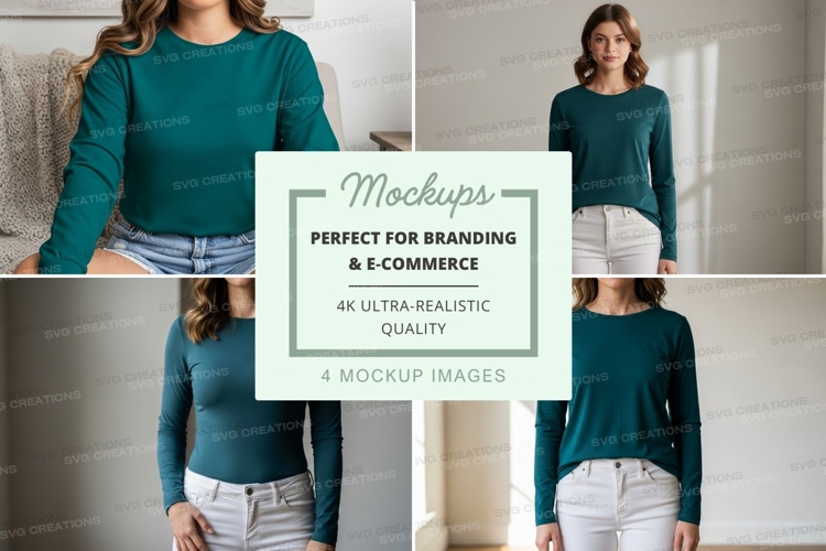 White Tshirt Mockup Image 5