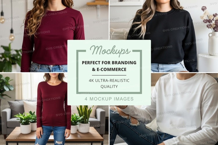 White Tshirt Mockup Image 22