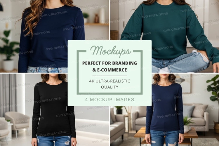 Black Tshirt Mockup Image 13