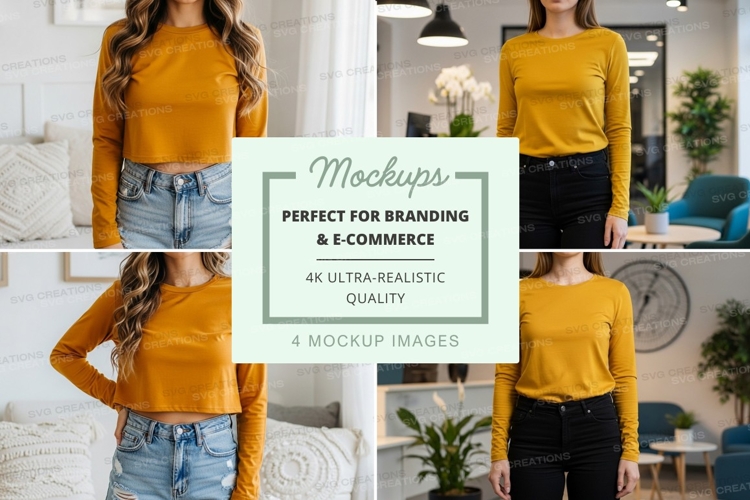 Crop Top Mockups Image 22