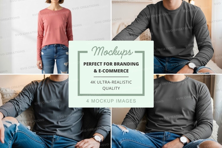 Black Tshirt Mockup Image 17