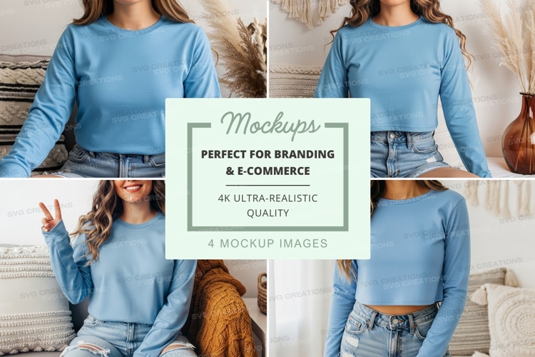 Crop Top Mockups Image 9