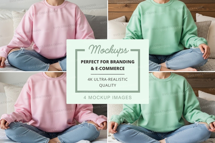 Sweatsuit Mockup Image 16