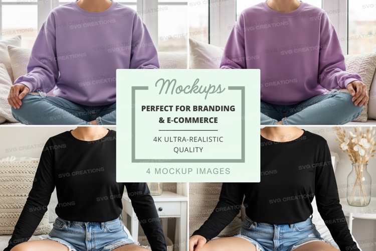 Black Tshirt Mockup Image 22