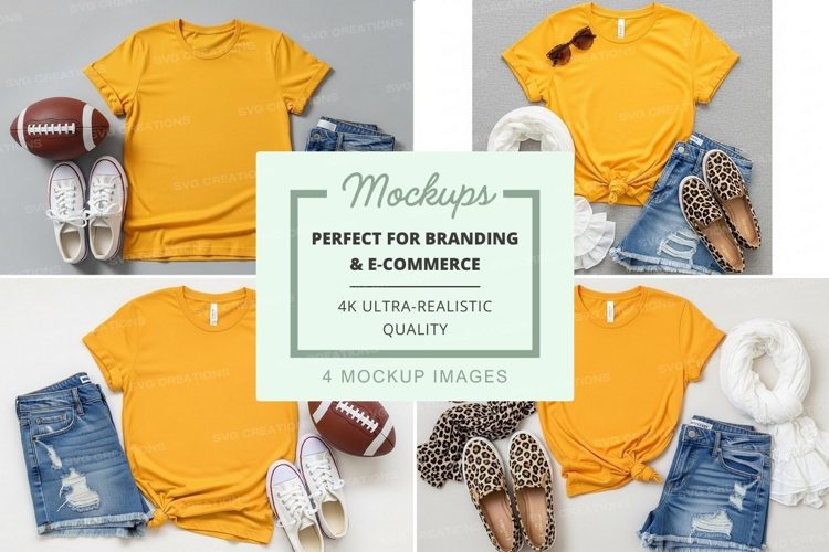 Casual outfit mockup