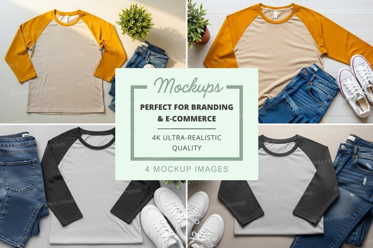 Casual outfit mockup