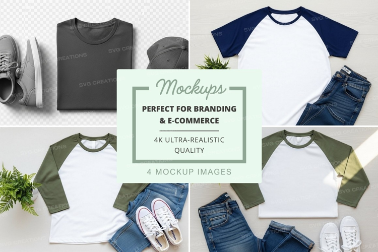 Casual outfit mockup