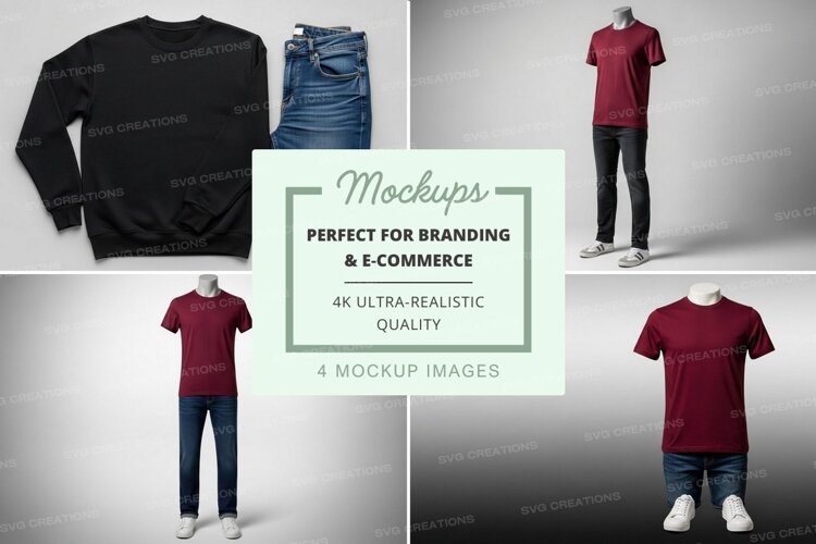 Casual men's outfit mockup example image 1