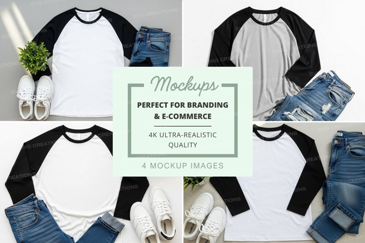 Casual outfit mockup