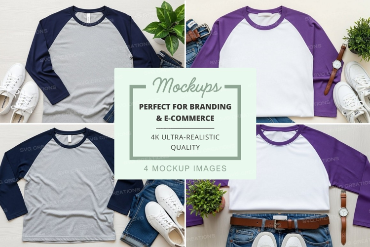 Baseball tee mockup
