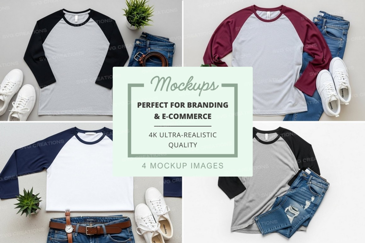Casual outfit mockup