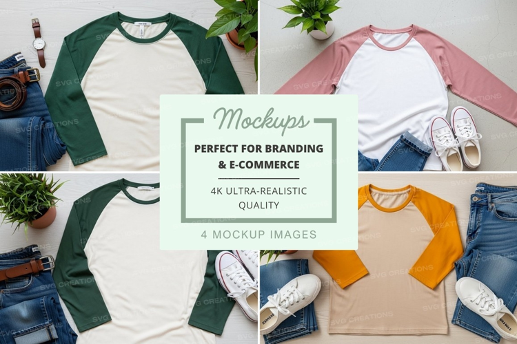Casual summer fashion mockup