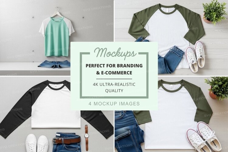 Mockup: casual outfit with t-shirts and accessories example image 1