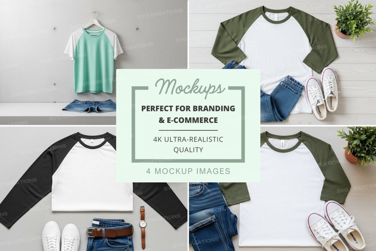 Mockup: casual outfit with t-shirts and accessories