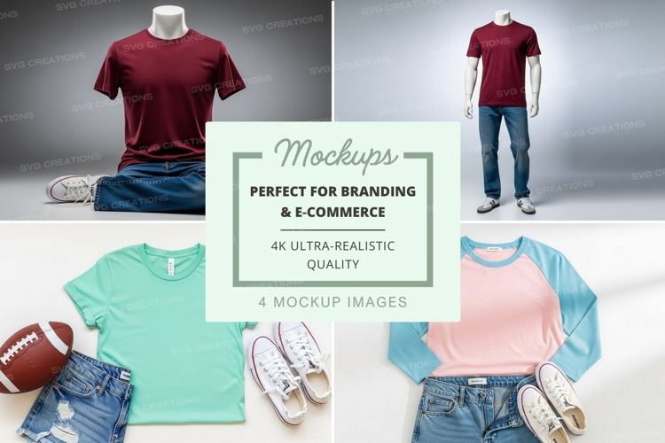 Casual outfit mockup