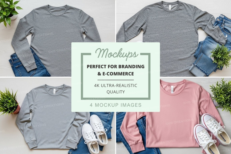Casual outfit mockup
