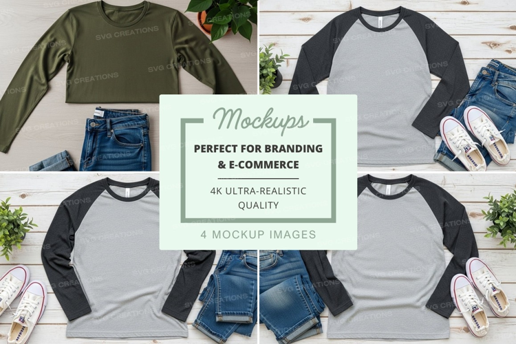 Casual outfit mockup