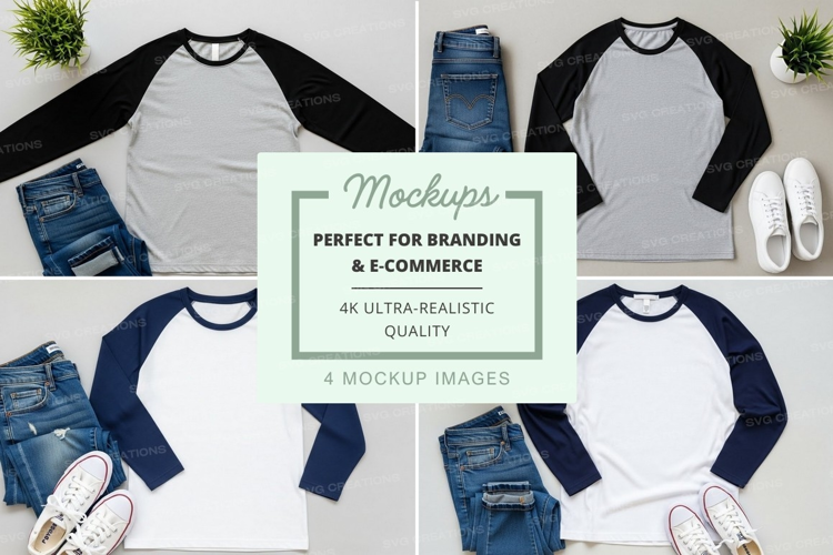 Casual outfit mockup