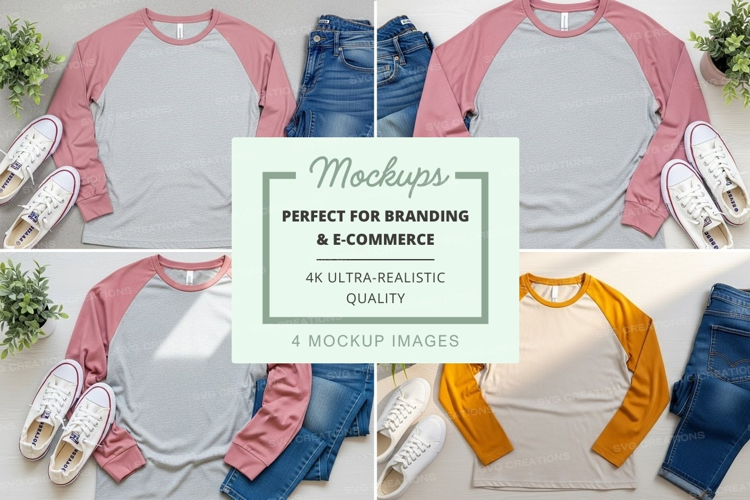 Casual outfit mockup