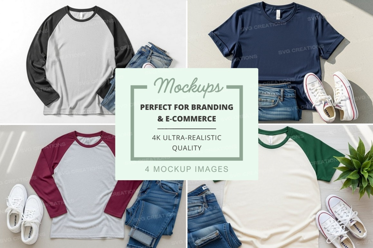 Casual outfit mockup