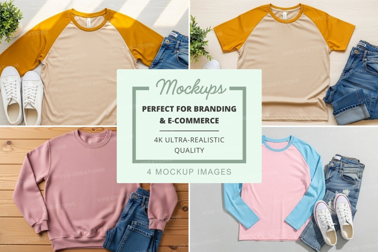 Casual outfit mockup