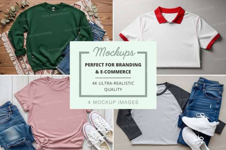 Casual t-shirt mockup