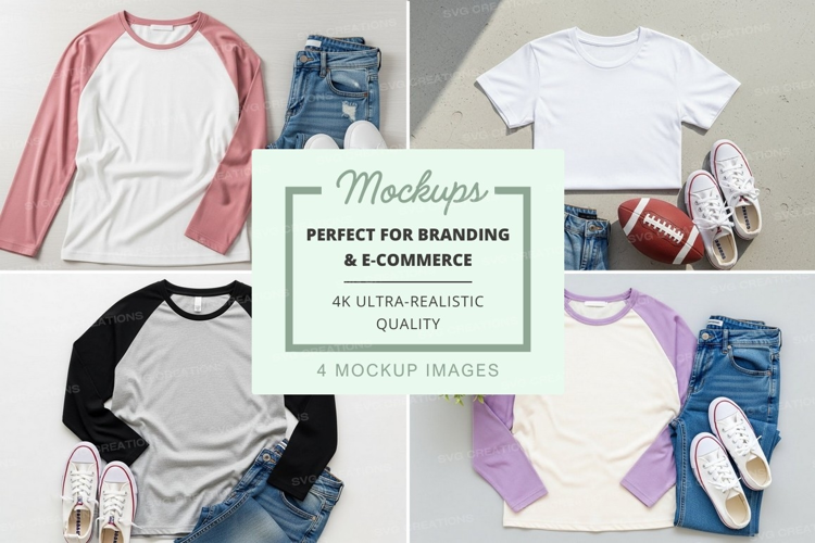 Casual outfit mockup