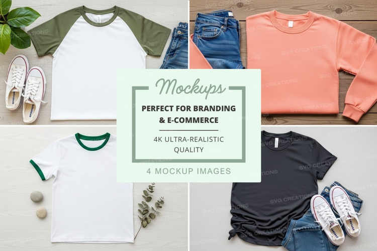 Casual summer fashion mockup