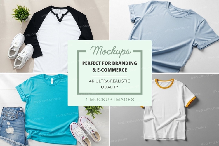 Casual summer outfits mockup