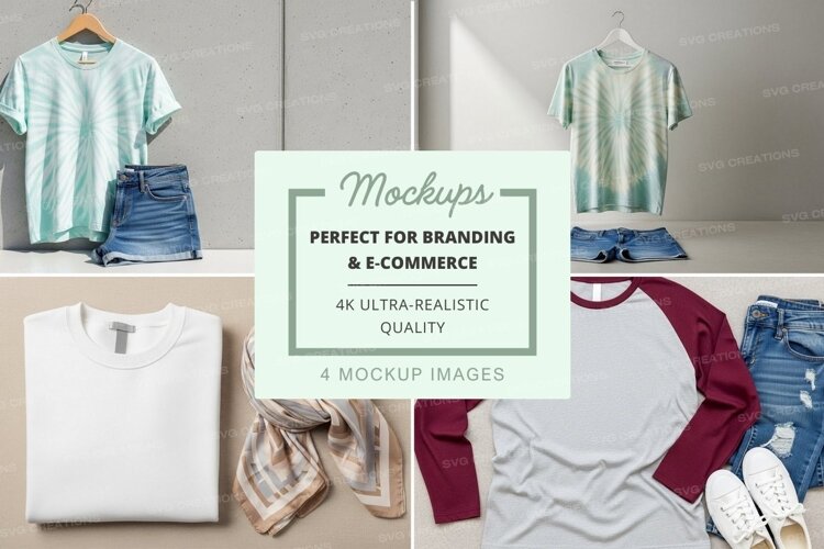 Casual summer outfit mockup example image 1