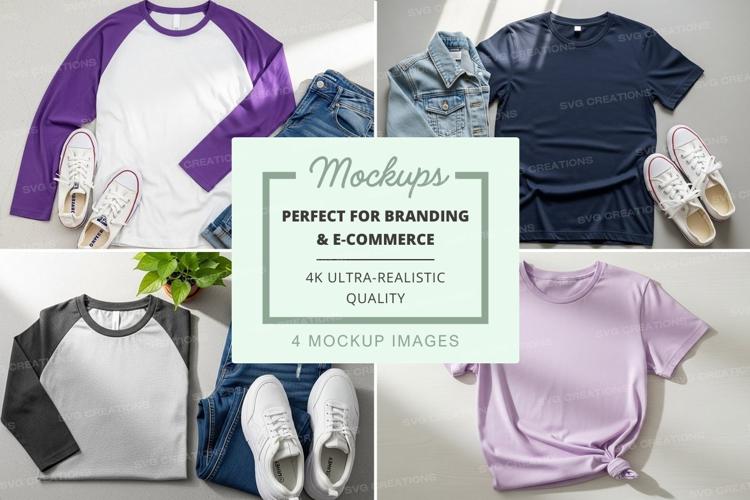Casual outfit mockup