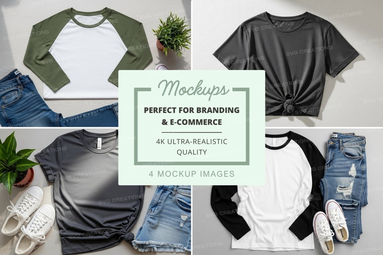 Casual summer fashion mockup