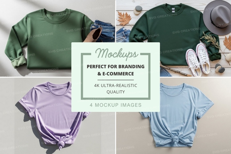 Casual fall fashion mockup