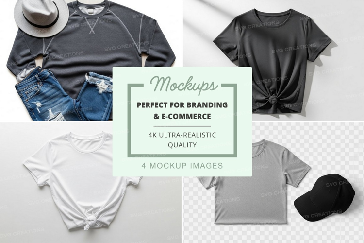 Casual summer fashion mockup
