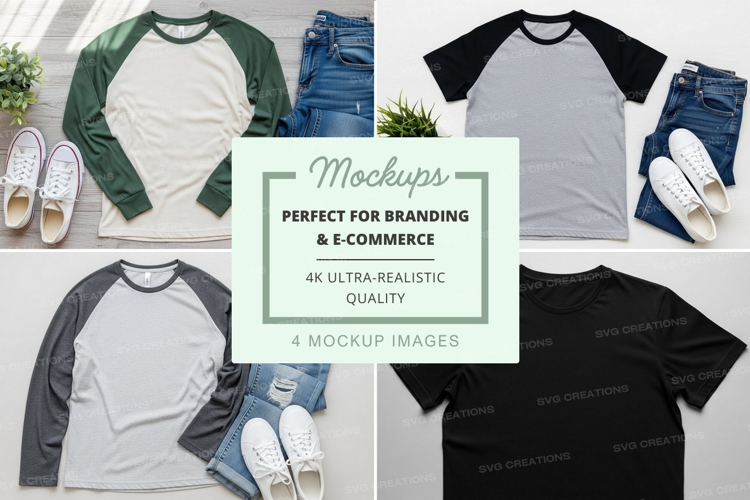 Casual outfit mockup