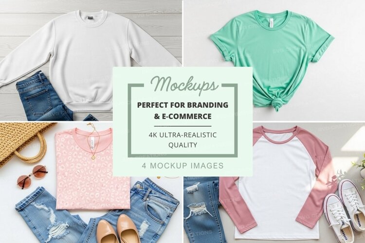 Casual summer outfits mockup example image 1