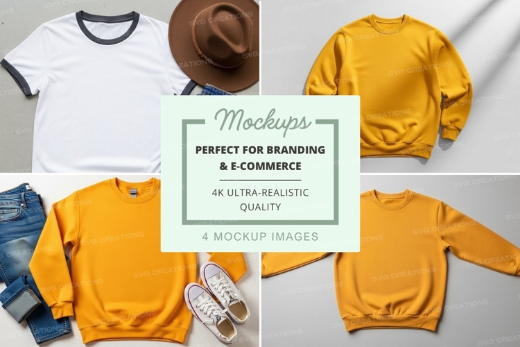 Casual summer outfit mockup