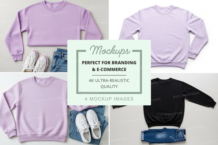 Casual outfit mockup