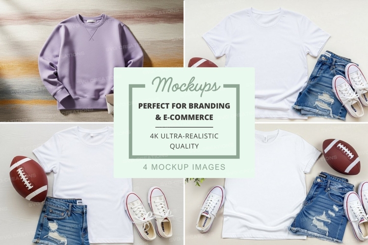 Casual sportswear mockup