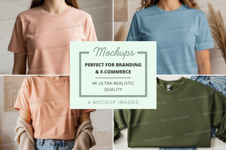 T-shirt mockup collection