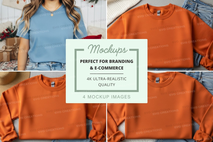 Cropped t-shirt mockup collection