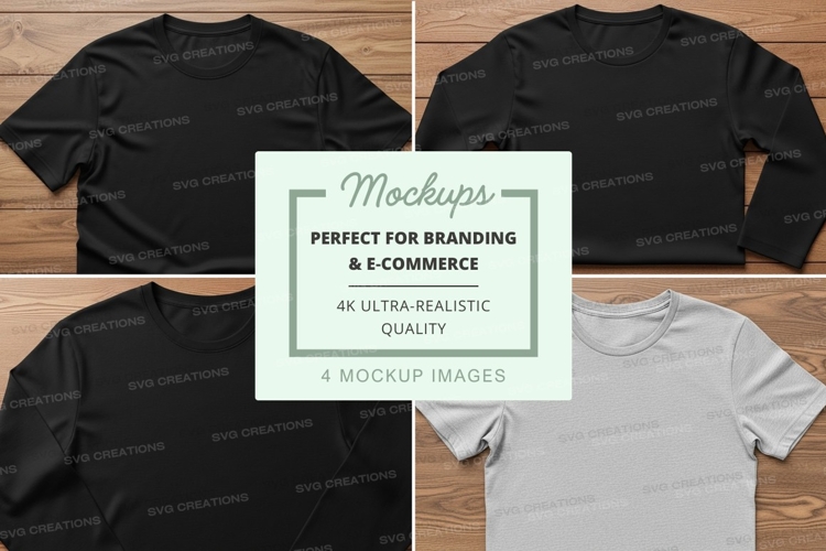 White Tshirt Mockup Image 14